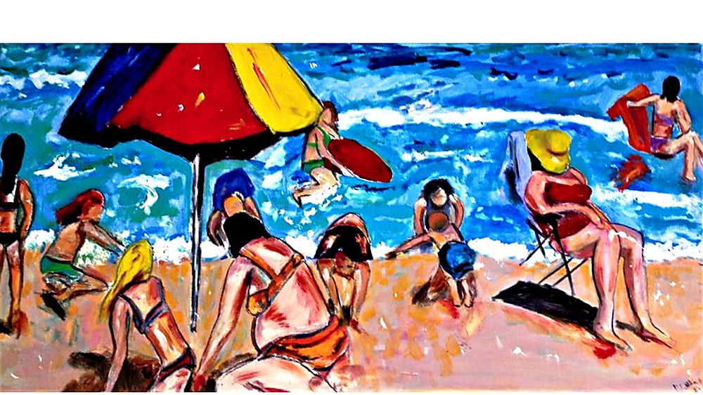 Beach Playtime Painting